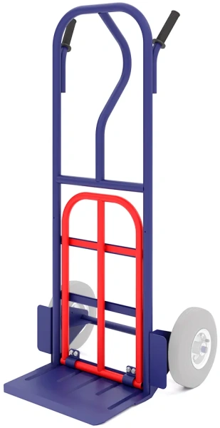 Тележка двухколесная грузовая с дополнительной полкой КГ 250 П